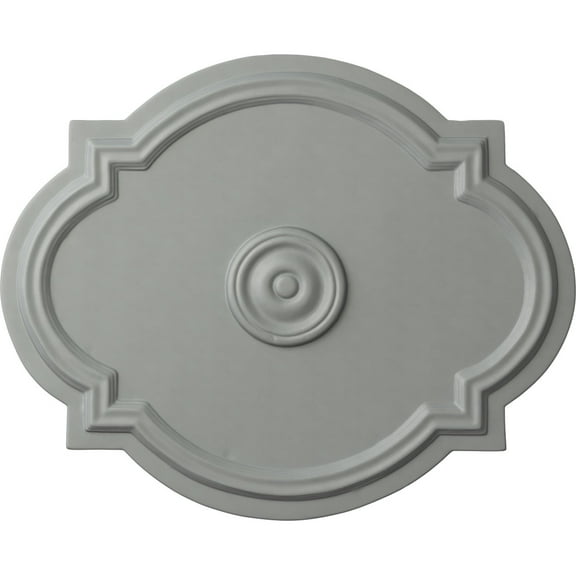 Ekena Millwork 21 1/4"W x 17 3/8"H x 1"P Waltz Ceiling Medallion (Fits Canopies up to 4 1/2")