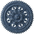thumbnail image 1 of Ekena Millwork 21 5/8"OD x 2 1/2"P York Ceiling Medallion (Fits Canopies up to 3 5/8"), Hand-Painted Americana Crackle, 1 of 6