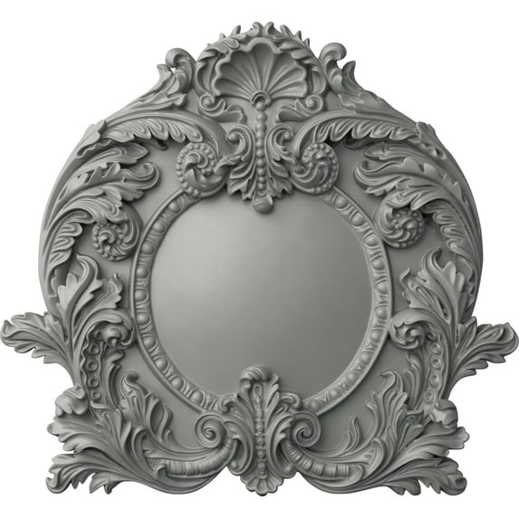 Ekena Millwork 21 5/8"W x 19 3/4"H x 2 3/8"P Modena Large Center Onlay