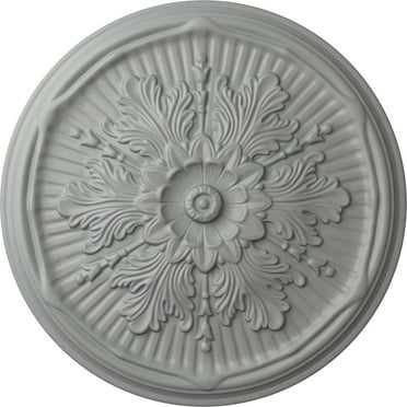 Ekena Millwork 21"OD x 2"P Luton Ceiling Medallion (Fits Canopies up to 3 1/2")
