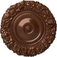 thumbnail image 1 of Ekena Millwork 21"OD x 2"P Marseille Ceiling Medallion (Fits Canopies up to 7 3/8"), Hand-Painted Copper Penny, 1 of 6