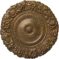 thumbnail image 1 of Ekena Millwork 21"OD x 2"P Marseille Ceiling Medallion (Fits Canopies up to 7 3/8"), Hand-Painted Rubbed Bronze, 1 of 6