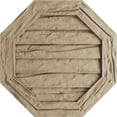 thumbnail image 1 of Ekena Millwork 21"W x 21"H Timberthane Riverwood Octagonal Faux Wood Non-Functional Gable Vent, Primed Tan, 1 of 5