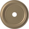 thumbnail image 1 of Ekena Millwork 22"OD x 3 1/2"ID x 1 1/2"P Traditional Thermoformed PVC Ceiling Medallion (Fits Canopies up to 13 1/2"), Universal Metallic Champagne Mist, 1 of 5