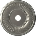 thumbnail image 1 of Ekena Millwork 22"OD x 3 1/2"ID x 1"P Berkshire Thermoformed PVC Ceiling Medallion (Fits Canopies up to 10 1/8"), Aged Dark Steel, 1 of 5