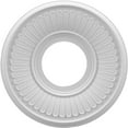 thumbnail image 1 of Ekena Millwork 22"OD x 3 1/2"ID x 1"P Berkshire Thermoformed PVC Ceiling Medallion (Fits Canopies up to 10 1/8"), UltraCover Satin London Grey, 1 of 1
