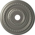 thumbnail image 1 of Ekena Millwork 22"OD x 3 1/2"ID x 1"P Cole Thermoformed PVC Ceiling Medallion (Fits Canopies up to 6"), Aged Dark Steel, 1 of 5