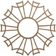 thumbnail image 1 of Ekena Millwork 22"OD x 7 3/4"ID x 3/8"T Augustus Wood Fretwork Pierced Ceiling Medallion, Walnut, 1 of 3