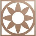thumbnail image 1 of Ekena Millwork 22"OD x 7 5/8"ID x 1/4"T Blume Wood Fretwork Pierced Ceiling Medallion, Wood (Paint Grade), 1 of 3