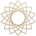 thumbnail image 1 of Ekena Millwork 22"OD x 8 1/2"ID x 1/4"T Eleanor Wood Fretwork Pierced Ceiling Medallion, Alder, 1 of 3