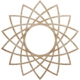 thumbnail image 1 of Ekena Millwork 22"OD x 8 1/2"ID x 1/4"T Eleanor Wood Fretwork Pierced Ceiling Medallion, Red Oak, 1 of 3