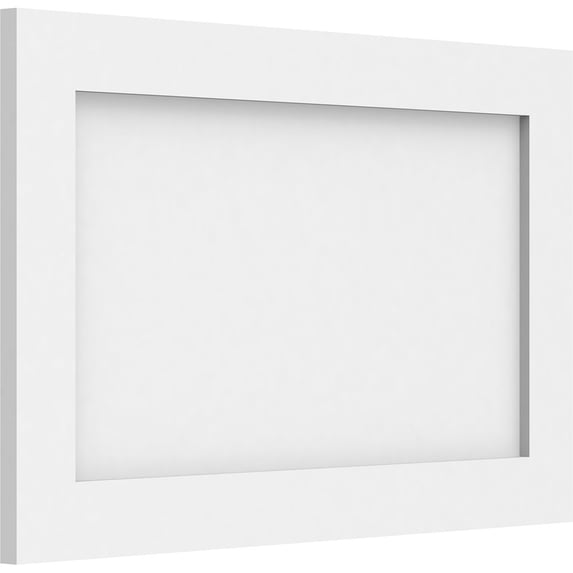 Ekena Millwork 22"W x 14"H x 5/8"P Cornell Flat Panel Decorative Wall Panel