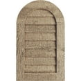 thumbnail image 1 of Ekena Millwork 22"W x 18"H Timberthane Rough Sawn Round Top Faux Wood Non-Functional Gable Vent, Primed Tan, 1 of 5