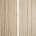 thumbnail image 1 of Ekena Millwork 22"W x 78"H Rustic Four Board Joined Board-n-Batten Riverwood Faux Wood Shutters w/No Batten (Per Pair), Primed Tan, 1 of 11
