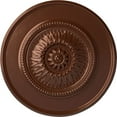 thumbnail image 1 of Ekena Millwork 23 1/2"OD x 2 3/4"P Floral Ceiling Medallion, Hand-Painted Copper Penny, 1 of 6