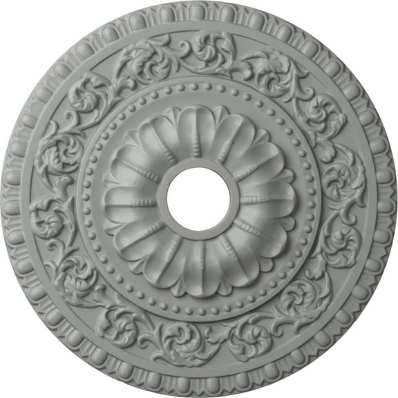 Ekena Millwork 23 1/2"OD x 3 1/2"ID x 2 1/8"P Vaduz Ceiling Medallion (Fits Canopies up to 3 1/2")