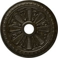 thumbnail image 1 of Ekena Millwork 23 1/2"OD x 3 7/8"ID x 1"P Bristol Ceiling Medallion (Fits Canopies up to 3 7/8"), Hand-Painted Stone Hearth Crackle, 1 of 6