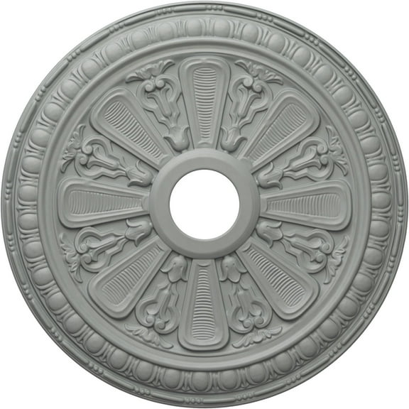 Ekena Millwork 23 1/2"OD x 3 7/8"ID x 1"P Bristol Ceiling Medallion (Fits Canopies up to 3 7/8")