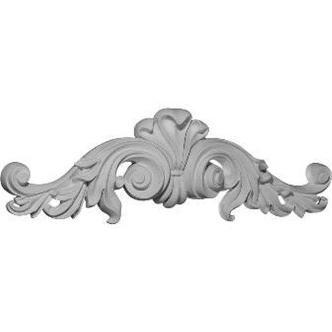 Primed Architectural Urethane Scroll Onlay 7.25'' H x 23.5'' W