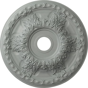 Ekena Millwork 23 3/8"OD x 3 5/8"ID x 2 1/2"P Granada Ceiling Medallion (Fits Canopies up to 7 1/8")