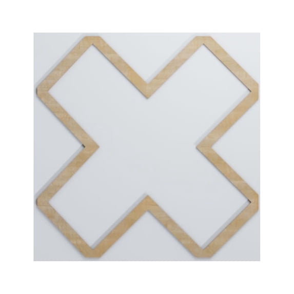 Ekena Millwork 23 3/8"W x 23 3/8"H x 1/4"T Large Fowler Decorative Fretwork Wood Wall Panels, Birch