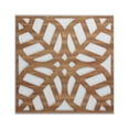 thumbnail image 1 of Ekena Millwork 23 3/8"W x 23 3/8"H x 1/4"T Large Garland Decorative Fretwork Wood Wall Panels, Walnut, 1 of 18