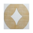 thumbnail image 1 of Ekena Millwork 23 3/8"W x 23 3/8"H x 1/4"T Large Gresham Decorative Fretwork Wood Wall Panels, Birch, 1 of 18