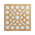 thumbnail image 1 of Ekena Millwork 23 3/8"W x 23 3/8"H x 1/4"T Large Harlingen Decorative Fretwork Wood Wall Panels, Alder, 1 of 18