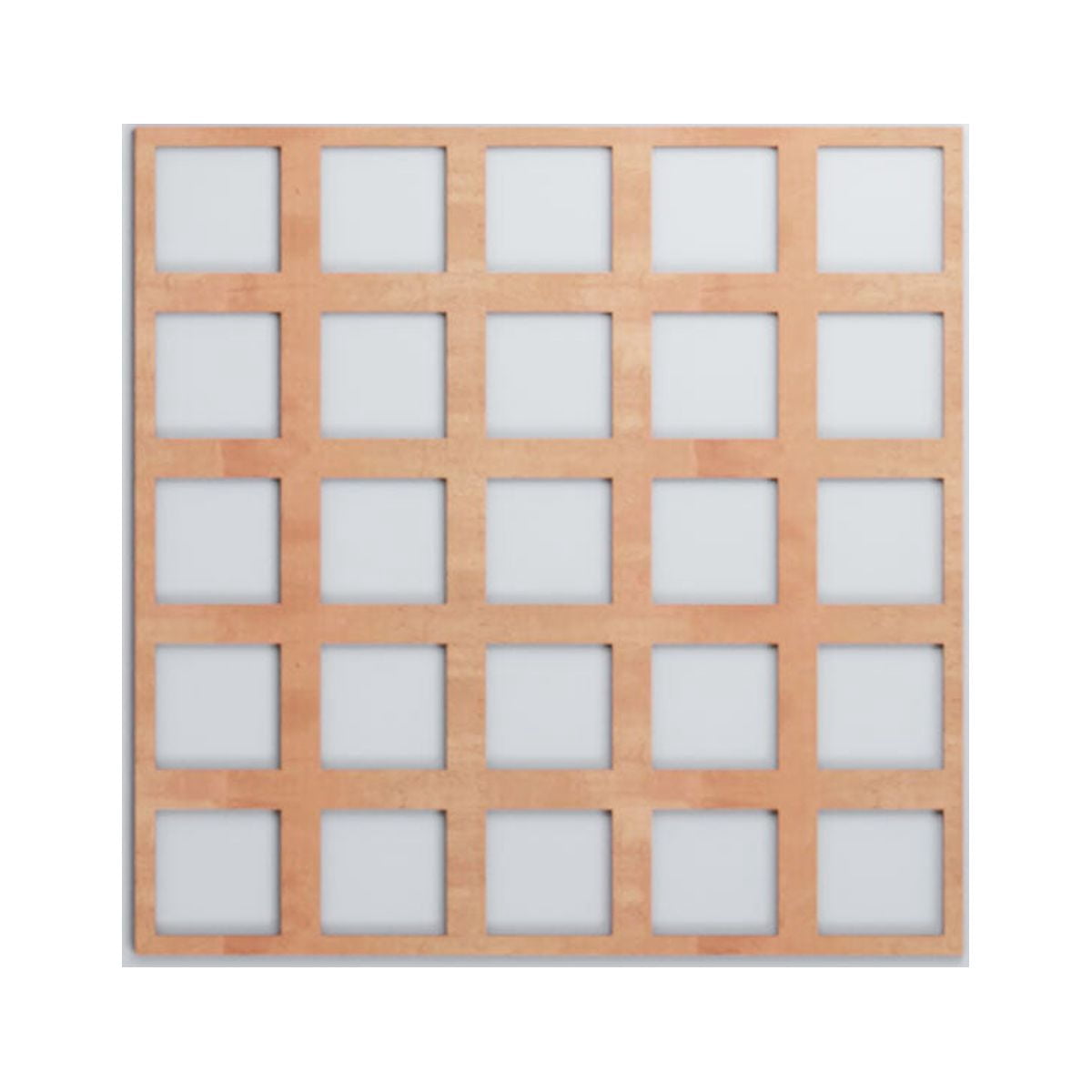 Ekena Millwork 23 3/8"W x 23 3/8"H x 1/4"T Large Manchester Decorative Fretwork Wood Wall Panels, Cherry