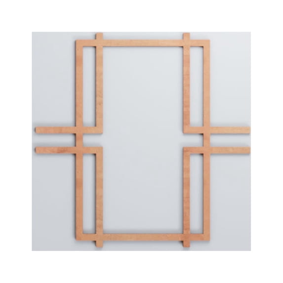 Ekena Millwork 23 3/8"W x 23 3/8"H x 3/8"T Large Granby Decorative Fretwork Wood Wall Panels, Cherry
