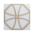 thumbnail image 1 of Ekena Millwork 23 3/8"W x 23 3/8"H x 3/8"T Large Haswell Decorative Fretwork Wood Wall Panels, Hickory, 1 of 2