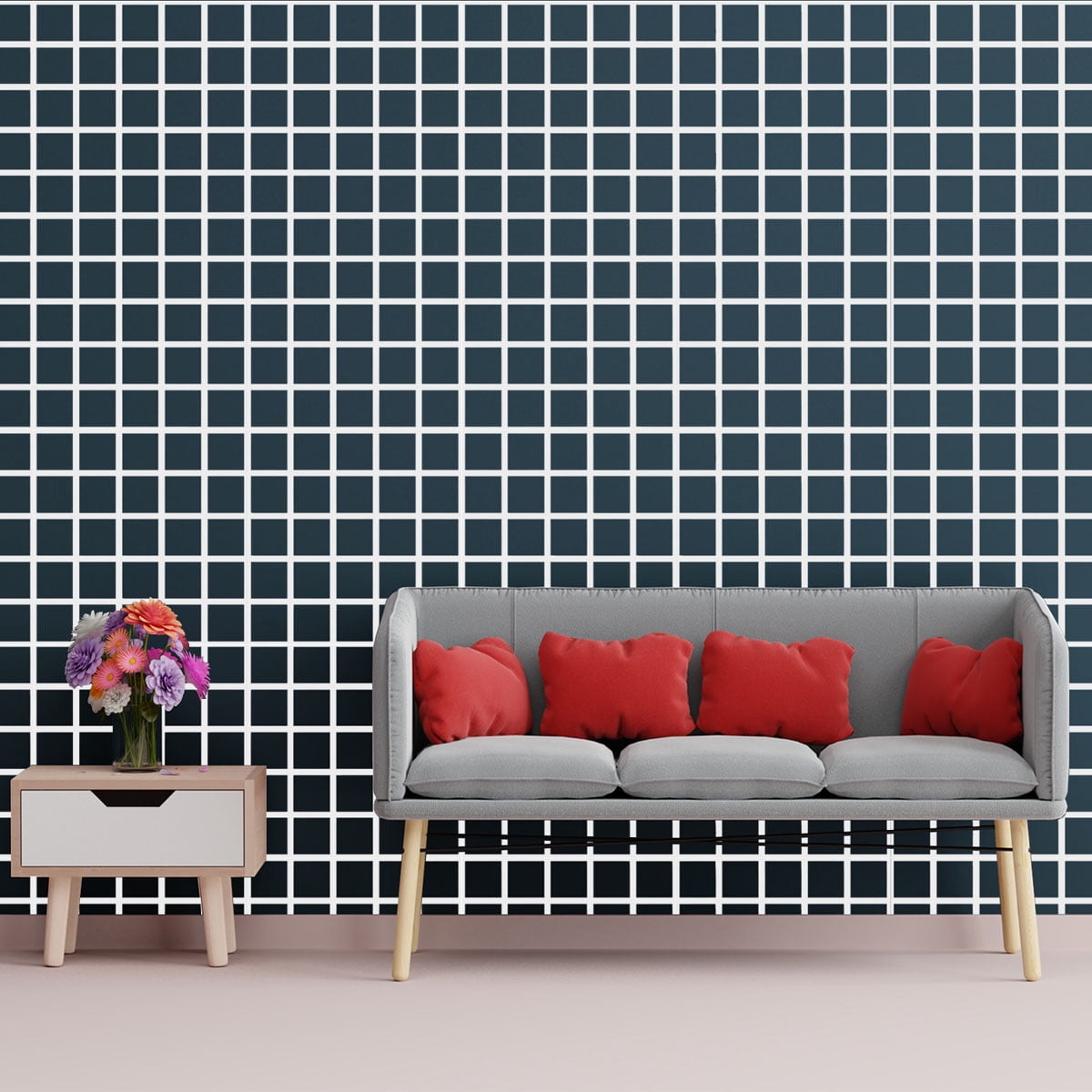 Ekena Millwork 23 3/8"W x 23 3/8"H x 3/8"T Large Manchester Decorative Fretwork Wall Panels in Architectural Grade PVC