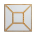 thumbnail image 1 of Ekena Millwork 23 3/8"W x 23 3/8"H x 3/8"T Large Marion Decorative Fretwork Wood Wall Panels, Alder, 1 of 2