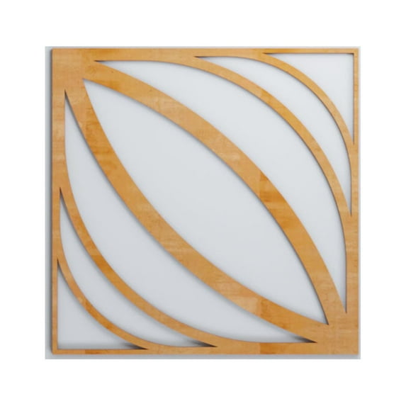 Ekena Millwork 23 3/8"W x 23 3/8"H x 3/8"T Large Otis Decorative Fretwork Wood Wall Panels, Alder