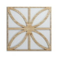 thumbnail image 1 of Ekena Millwork 23 3/8"W x 23 3/8"H x 3/8"T Large Swansea Decorative Fretwork Wood Wall Panels, Red Oak, 1 of 2