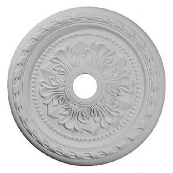Ekena Millwork 23 5/8"OD x 3 5/8"ID x 1 5/8"P Palmetto Ceiling Medallion (Fits Canopies up to 3 5/8")