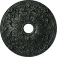 thumbnail image 1 of Ekena Millwork 23 5/8"OD x 3 7/8"ID x 2 1/8"P Jamie Ceiling Medallion (Fits Canopies up to 3 7/8"), Hand-Painted Painted Turtle Crackle, 1 of 6