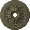 thumbnail image 1 of Ekena Millwork 23 5/8"OD x 3"ID x 2"P Bordeaux Deluxe Ceiling Medallion (Fits Canopies up to 4"), Hand-Painted Painted Turtle, 1 of 6