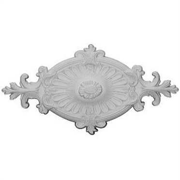 Ekena Millwork  23.50 in. W x 12.25 in. H x 1.50 in. P Architectural Accents - Quentin Ceiling Medallion