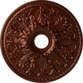 thumbnail image 1 of Ekena Millwork 23 7/8"OD x 4"ID x 2 1/8"P Ashley Ceiling Medallion (Fits Canopies up to 4 3/4"), Hand-Painted Antique Copper, 1 of 6