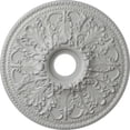 thumbnail image 1 of Ekena Millwork 23 7/8"OD x 4"ID x 2 1/8"P Ashley Ceiling Medallion (Fits Canopies up to 4 3/4"), Hand-Painted Frost, 1 of 6