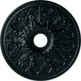 thumbnail image 1 of Ekena Millwork 23 7/8"OD x 4"ID x 2 1/8"P Ashley Ceiling Medallion (Fits Canopies up to 4 3/4"), Hand-Painted Night Shade, 1 of 6