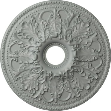 Ekena Millwork 23 7/8"OD x 4"ID x 2 1/8"P Ashley Ceiling Medallion (Fits Canopies up to 4 3/4")