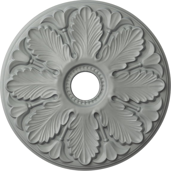Ekena Millwork 24 1/2"OD x 3 1/2"ID x 1"P Milan Ceiling Medallion (Fits Canopies up to 4 5/8")