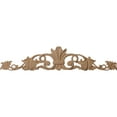 thumbnail image 1 of Ekena Millwork 24 1/2"W x 5 1/8"H x 3/4"D Medium Marseille Center with Scrolls, Cherry, 1 of 2