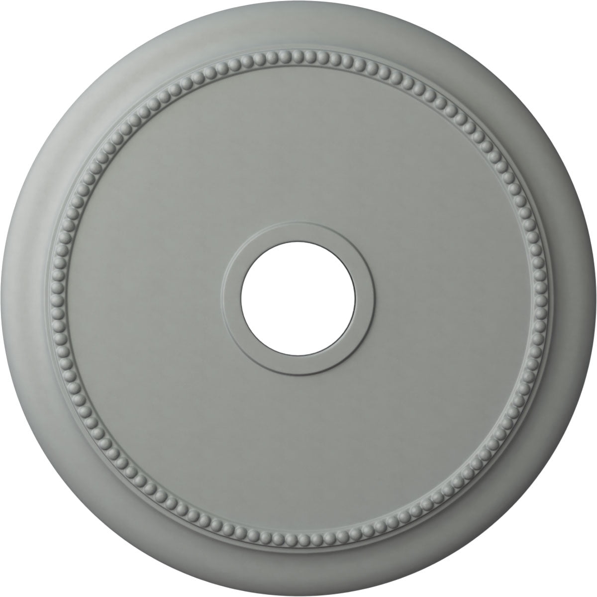 Crendon 24" Primed Round Wood Finish Ceiling Medallion