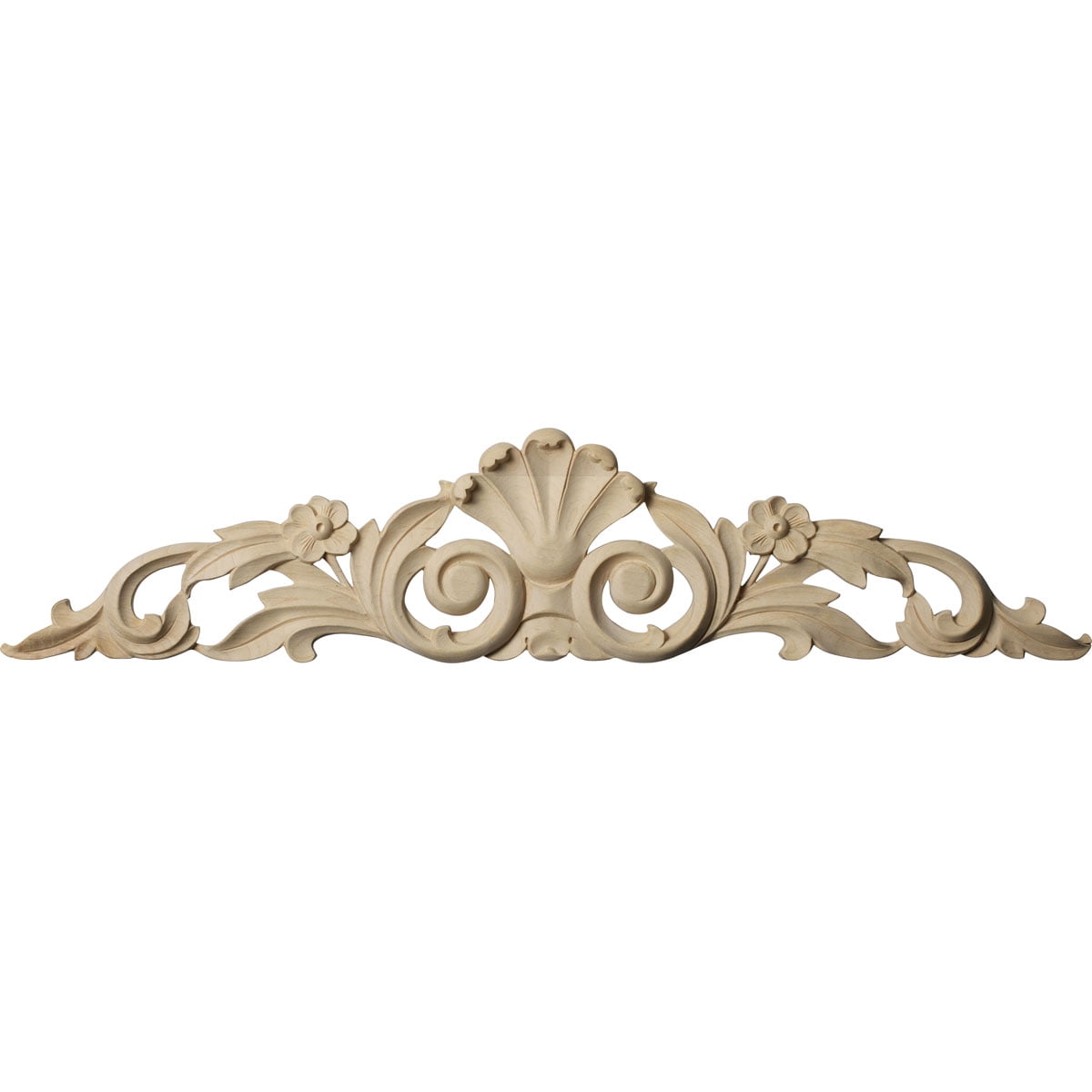 Maple Medium Farmingdale Center with Scrolls Wood Onlay