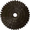 thumbnail image 1 of Ekena Millwork 24 3/4"OD x 3 1/4"ID x 1 7/8"P Eryn Ceiling Medallion (Fits Canopies up to 4"), Hand-Painted Stone Hearth Crackle, 1 of 6