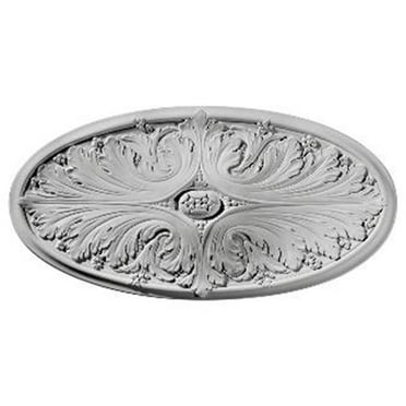 Ekena Millwork 24 3/4"W x 12 1/2"H x 1 3/4"P Madrid Ceiling Medallion