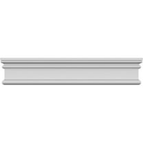 Ekena Millwork 24" Bottom Width x 25.125" Top Width x 3.50"H x.875"P Bedford Crosshead